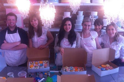 Scotiabank took sweet treats home after our Cupcake Decorating class.