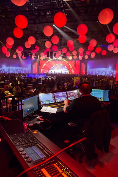 A Technical Control Booth Oversaw the Entertainment