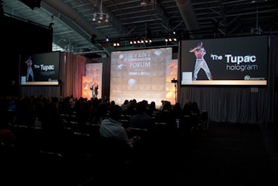 Richard Steinau of AV Concepts shared insights behind the Tupac hologram at Coachella 2012 at the Event Innovation Forum.