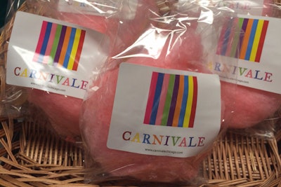 Carnivale, the colorful Latin restaurant in the West Loop, offered takeaway bags of a traditional carnival treat: pink cotton candy.