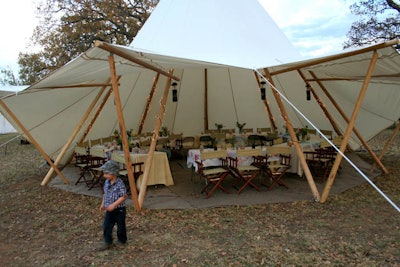 Seat fifty to hundreds of guests by conjoining together
