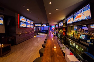 View from bar