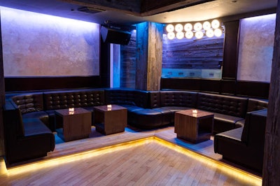 Back room that can be private