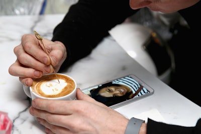 In New York, quirky offerings include latte artists that customize drinks.