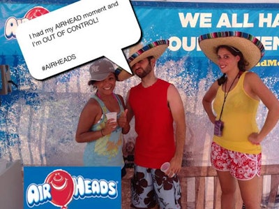 Visitors at Six Flags venues shared their favorite AirHeads moments at the Pixe photo booth!