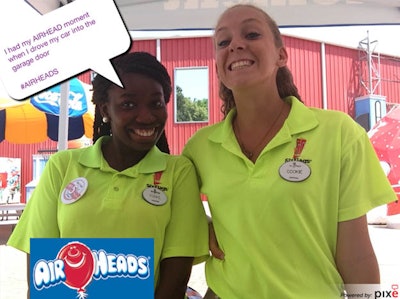 Visitors at Six Flags venues shared their favorite AirHeads moments at the Pixe photo booth!