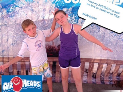 Visitors at Six Flags venues shared their favorite AirHeads moments at the Pixe photo booth!