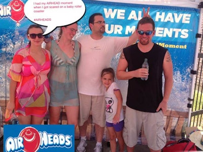 Visitors at Six Flags venues shared their favorite AirHeads moments at the Pixe photo booth!