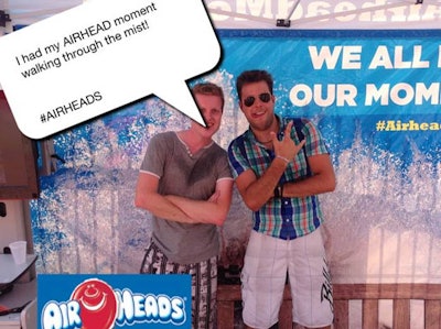 Visitors at Six Flags venues shared their favorite AirHeads moments at the Pixe photo booth!