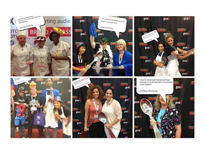 900-plus photos were shared in real time on Facebook by attendees from the Pixe photo booth.