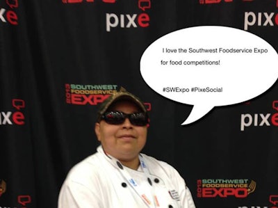 Fans shared why they love Southwest Foodservice Expo at the Pixe photo booth.