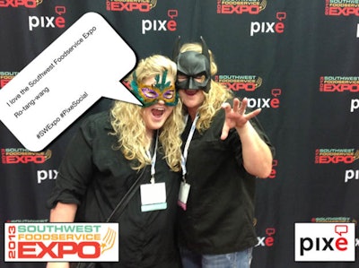 Fans shared why they love Southwest Foodservice Expo at the Pixe photo booth.