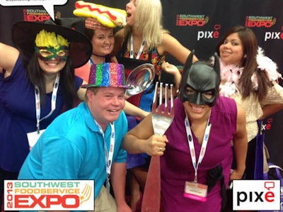 Fans shared why they love Southwest Foodservice Expo at the Pixe photo booth.