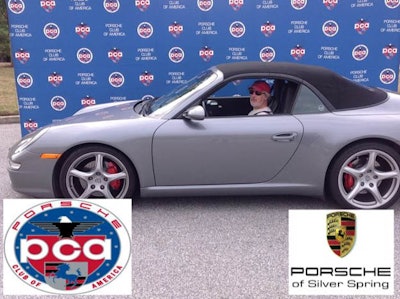 Fans share their love for their Porsche car at the Pixe powered photo booth.