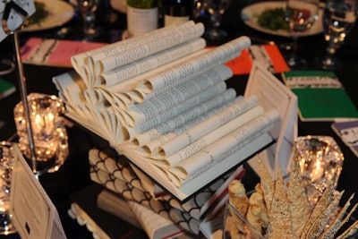 Bookish Decor Sets Literary Tone at Toronto Gala