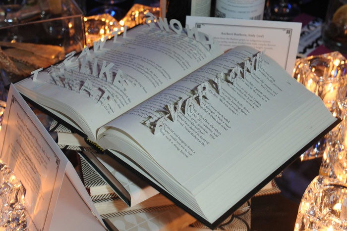 Bookish Decor Sets Literary Tone at Toronto Gala
