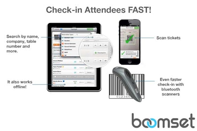 Event guest list and conference check-in app