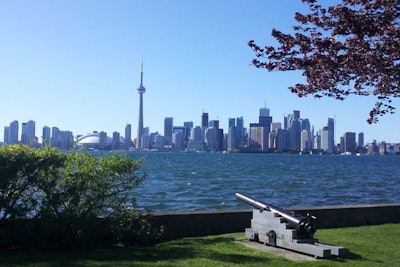 City view from the Rose Garden