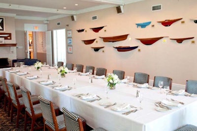 Flagship Room: Tuscan-style seating
