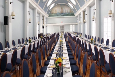 Main ballroom: Tuscan-style seating