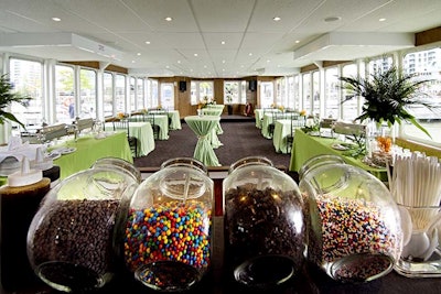 Sweets display in the Showboat main salon