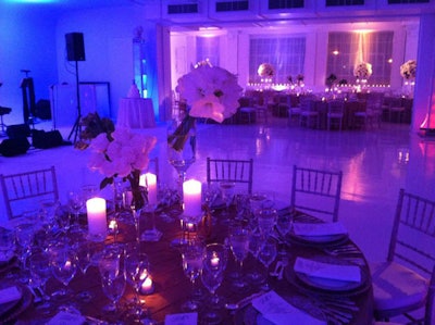 Dance Floor and Reception set up at Location05