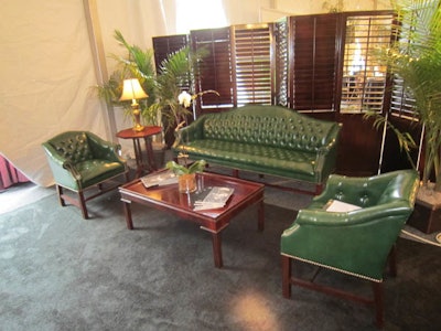 Interior shot of second lounge area