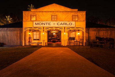 On January 9, the week before the premiere in New York, Discovery built a replica of the Monte Carlo in the Horseshoe Garden of the Langham Huntington hotel in Pasadena. The activation was for the Television Critics Association's winter press tour, which included a panel with the cast of Klondike.