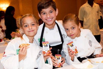 The youngest attendees of the food festival could attend two sessions, one with Restaurant Impossible's Robert Irvine and another with Momofuku Milk Bar's Christina Tosi. Whole Foods Market sponsored the sessions, providing age-appropriate beverages.