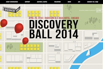 The Web site for the American Cancer Society's Discovery Ball in Chicago has animation, so planner Lee Kite works with a web developer to ensure the site is viewable on smartphones and other devices.