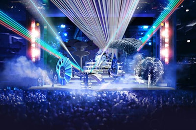 Visualization for events and stage design