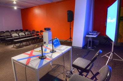 Our technical staff will get your presentation space ready