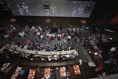 View of Victory Sports Bar from the Lounge