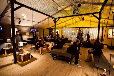 Organizers of the C2-MTL conference experiment with ideas—from spaces for delegates to relax between sessions (pictured), to speaker introductions and ways to involve attendees.