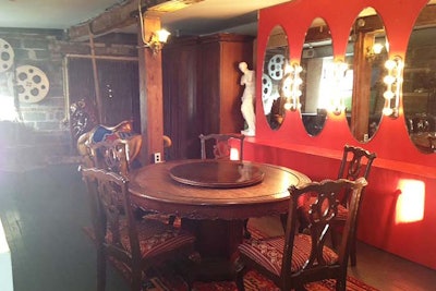 Fieldhouse second-floor private dining room/bridal suite