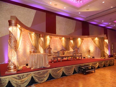 Ballroom stage for a King
