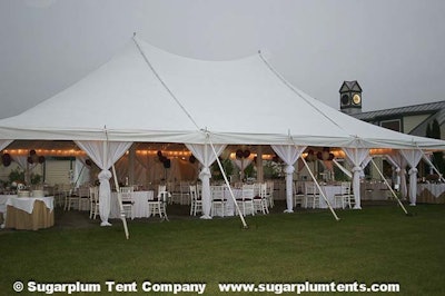 High-Peak tension pole tent