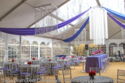A unique look for any reception: a Skylight tent