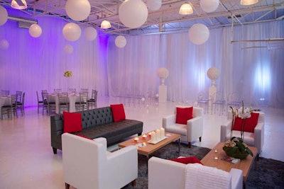 The Hangar event setup