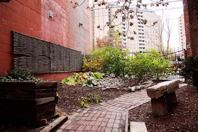 Garden area