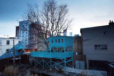 Fieldhouse garden and Tree House event space