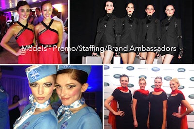 Models: Promo, Staffing, Brand Ambassadors, Tradeshows