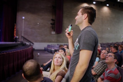 The new Crowd Mics app allows meeting and event organizers to turn attendee smartphones into microphones.