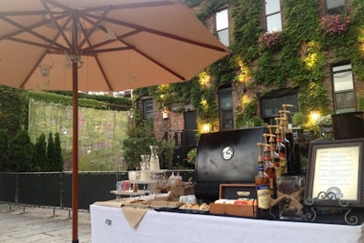 Our Outdoor Espresso Bar at Long Island City’s The Foundry.
