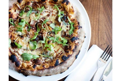 ATRIO’s wood fire oven makes for delicious pizzas