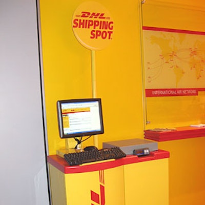 According to Lynne Koreman, director of sponsorships for DHL, customers used the global delivery carrier’s service to send on the press kits and gift bags they received from shows.