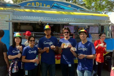 More than 10,000 meals served to Google’s “Bring Your Parent to Work Day”.