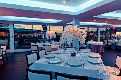 The most romantic of sunsets off the Huntington Harbor, a beautiful wedding affair.
