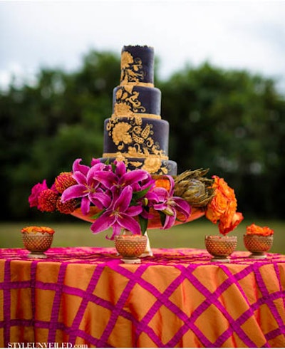 This Moroccan theme is gorgeous with bright colors