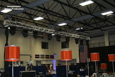 Stage lighting for a show/corporate event